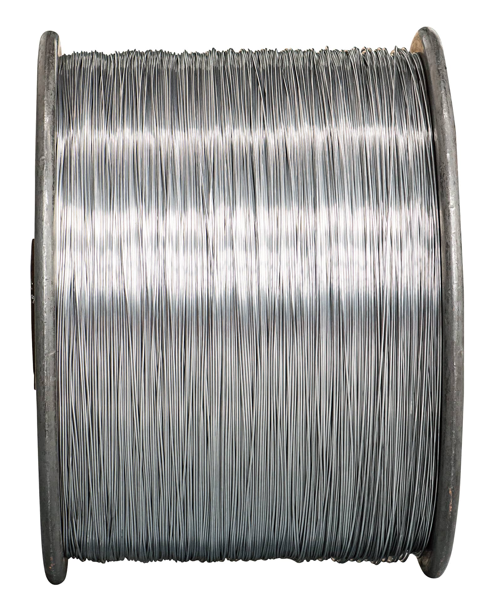 Bobina de metal cargada con hilo de aluminio trefilado de alta precisión para aplicaciones eléctricas y mecánicas.