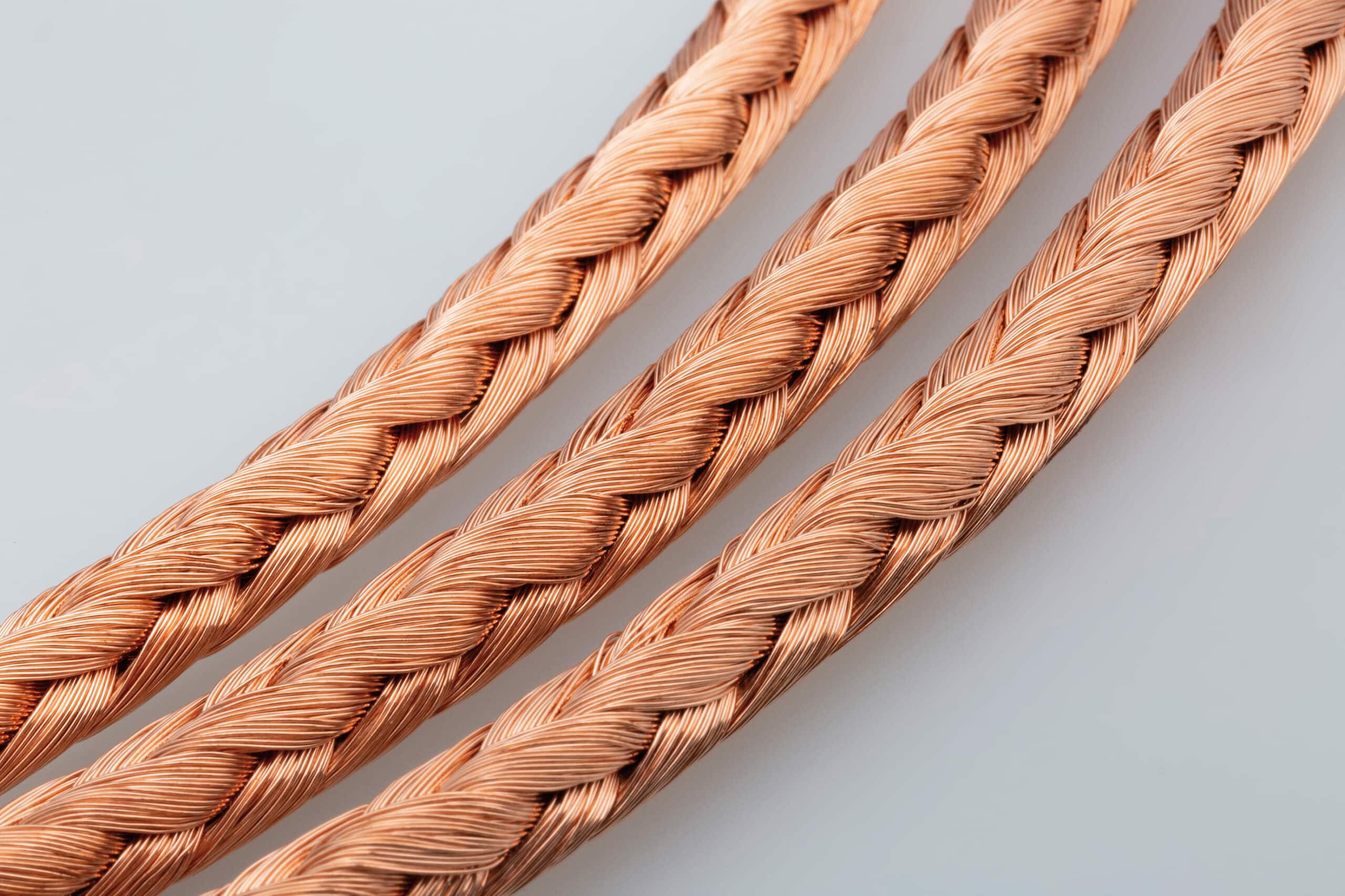 rimer plano de trenzas de cobre flexibles para conexiones eléctricas de alta vibración o puestas a tierra.