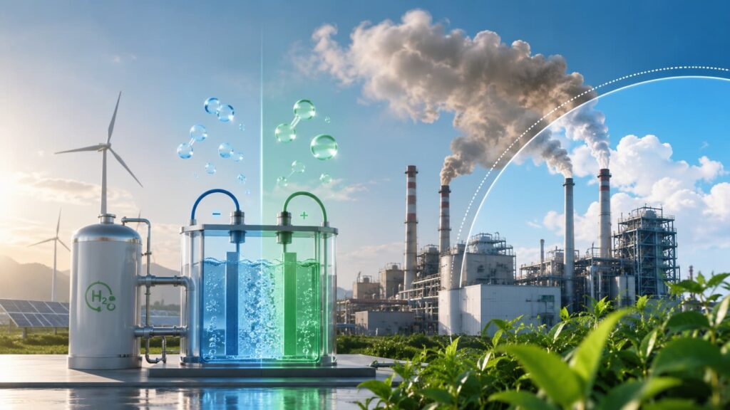 Comment l'électrolyse contribue à réduire les émissions industrielles