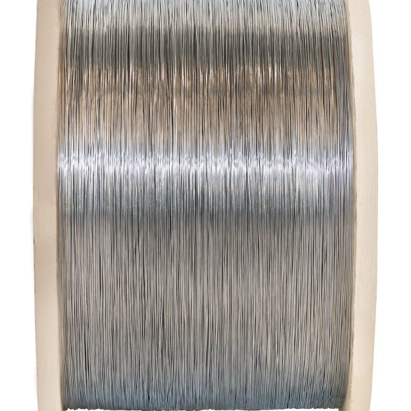 Bobina de metal cargada con hilo de aluminio trefilado de alta precisión para aplicaciones eléctricas y mecánicas.